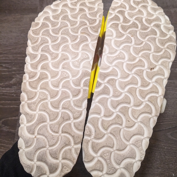 Yellow/White Birkenstocks Yao Sandals size 39 - Picture 7 of 7